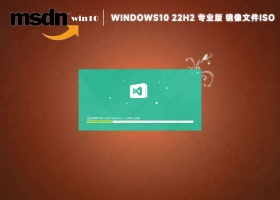 msdn win10 22h2专业版镜像文件ISO(优化免免费)